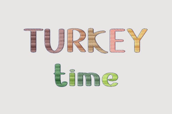 Cute Turkey Time Lettering Review for Boutique Apparel
