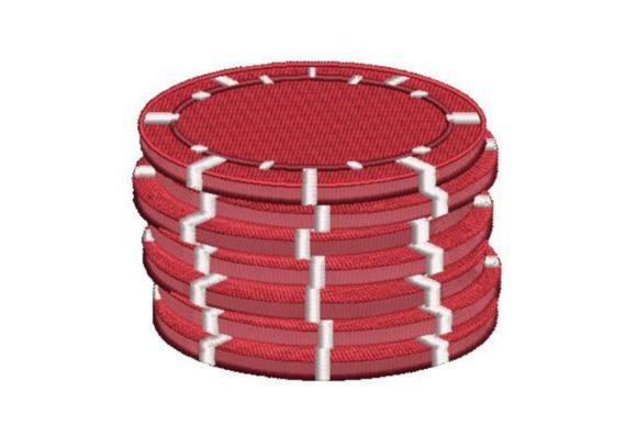 Review: Stack of Poker Chips Embroidery Design
