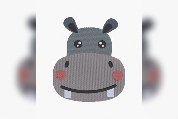 Reviewing Cartoon Hippo Face for Boutique Apparel