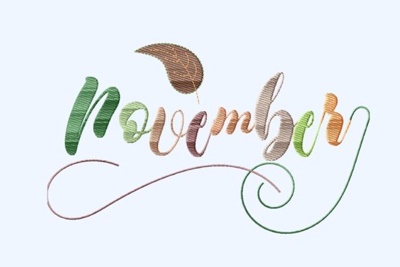 Reviewing November Letters with Leaf for Autumn Projects