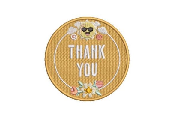 Reviewing the Thank You Sticker Embroidery Design